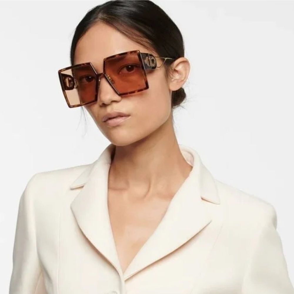 NEW Dior Sunglasses 30Montaigne SU 26L0 Blonde Havana Violet Women - Picture 3 of 10